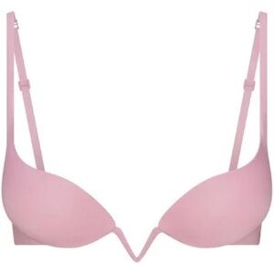 skims ultimate DEEP PLUNGE PUSH-UP BRA cherry blossom